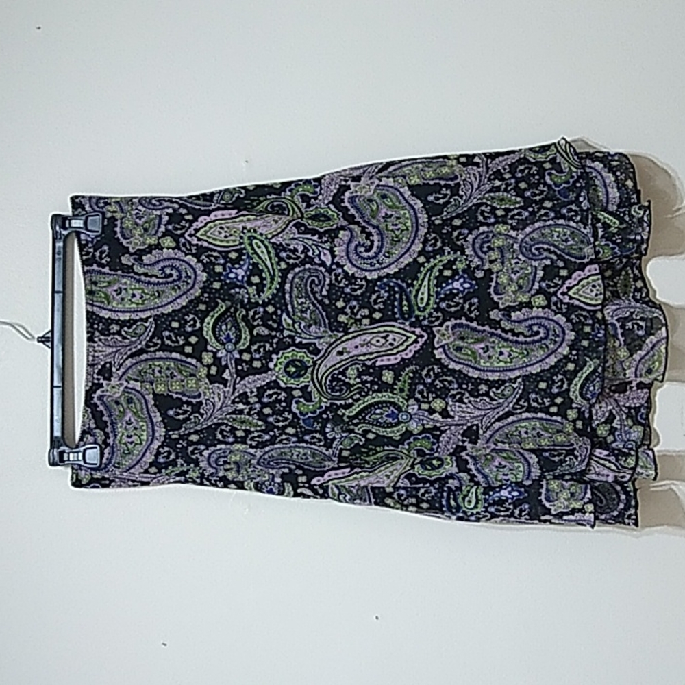 Briggs New York Paisley Print Women's Skirt